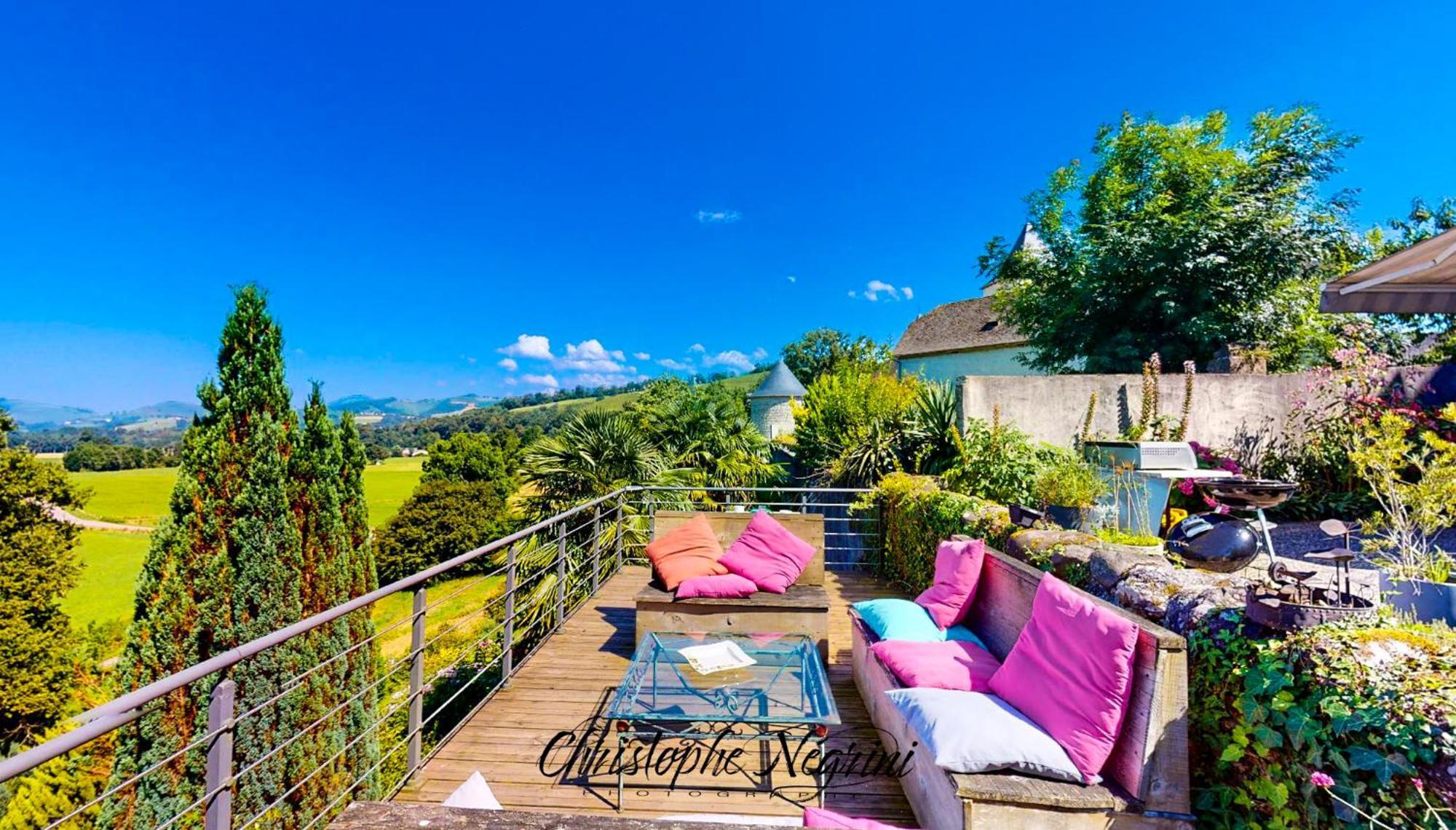 Chateau Porthos Tranquillite Des Pyrenees Lanne-en-Baretous Buitenkant foto